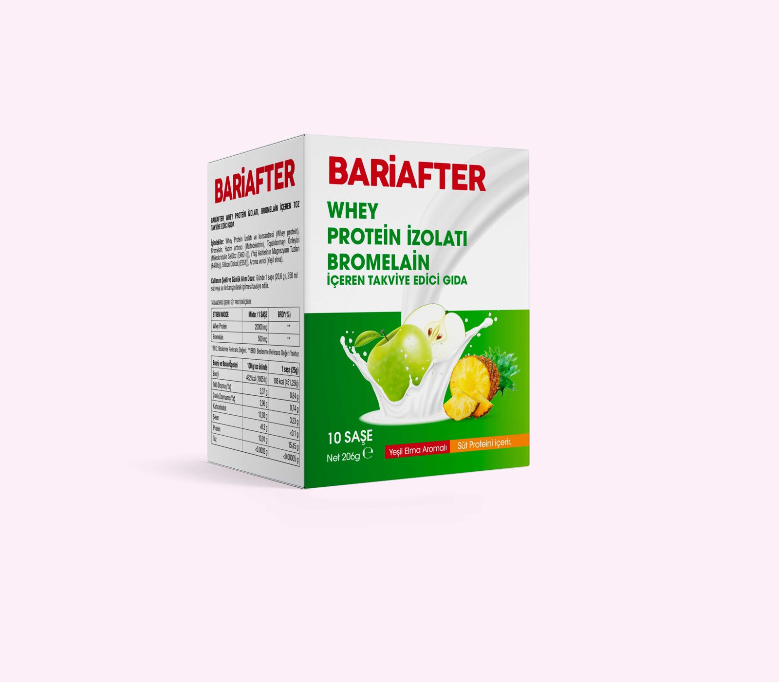 Bariafter Post-Bariatrik Destek Protein Tozu – Kas Korur, Sarkma Riskini Azaltır